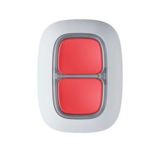 Buton de panica dublu wireless AJAX DoubleButton WH - buton de panica dublu