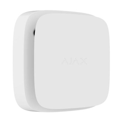 Detector de fum si temperatura wireless AJAX FireProtect WH, fotoelectric, 85 dB
