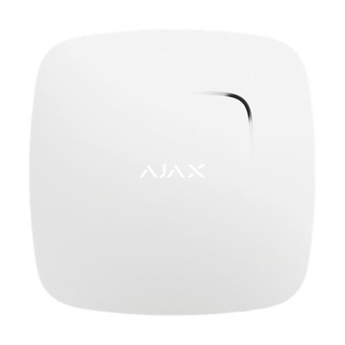 Detector de fum wireless AJAX FireProtect Plus WH, senzor temperatura si CO