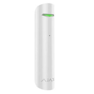 Detector de geam spart wireless AJAX GlassProtect WH, 9 m, 180 grade, 868 MHz - 9 m, 180 grade, 868 MHz