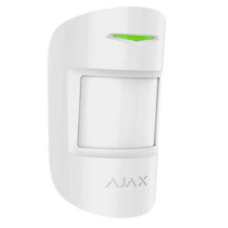 Detector de miscare wireless PIR AJAX MotionProtect WH, 12 m, 88 grade, pet immunity, RF 1700 m - PIR, 12 m, 88 grade, pet immunity