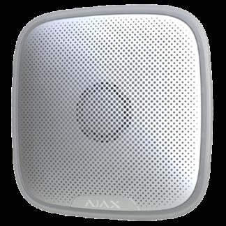 Sirena de exterior wireless cu LED AJAX StreetSiren WH, 113 dB, RF 1500 m, IP54 - 113 dB, RF 1500 m, IP54