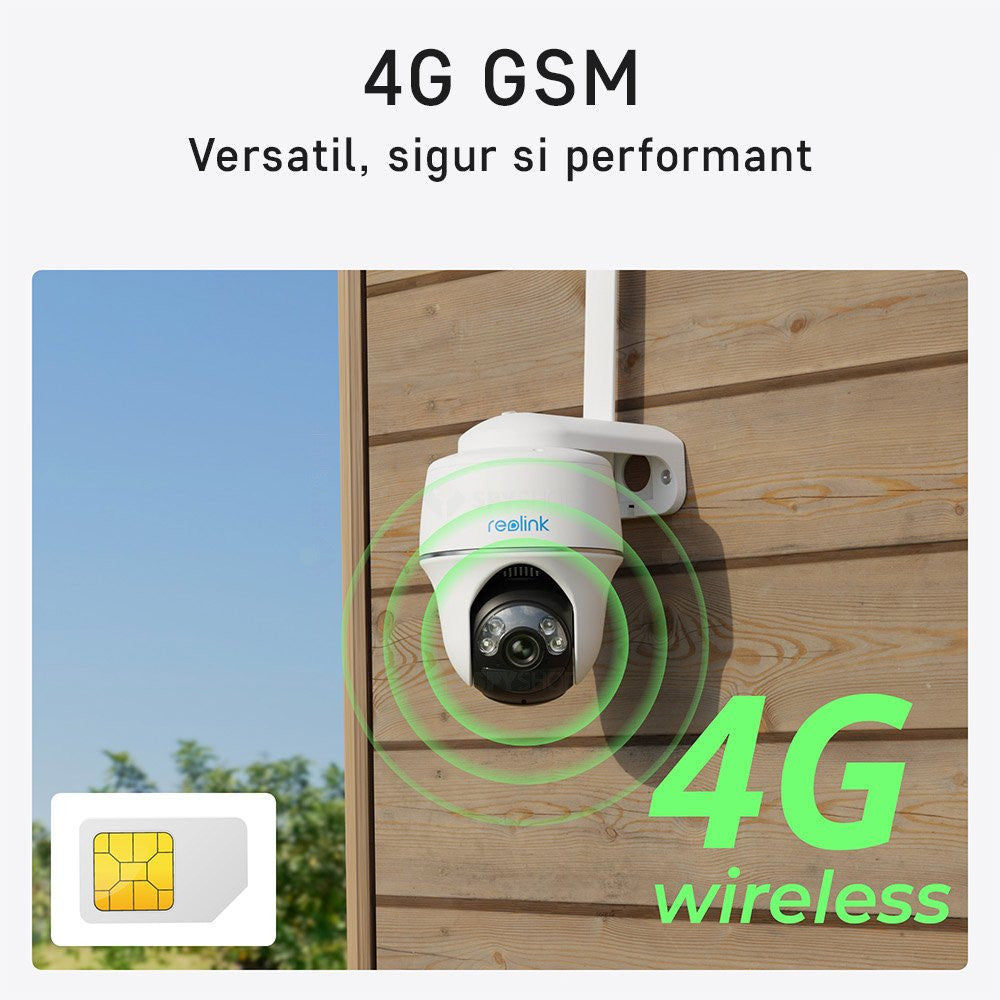 Cameră Supraveghere 4G Speed Dome Reolink Go G430 Solar