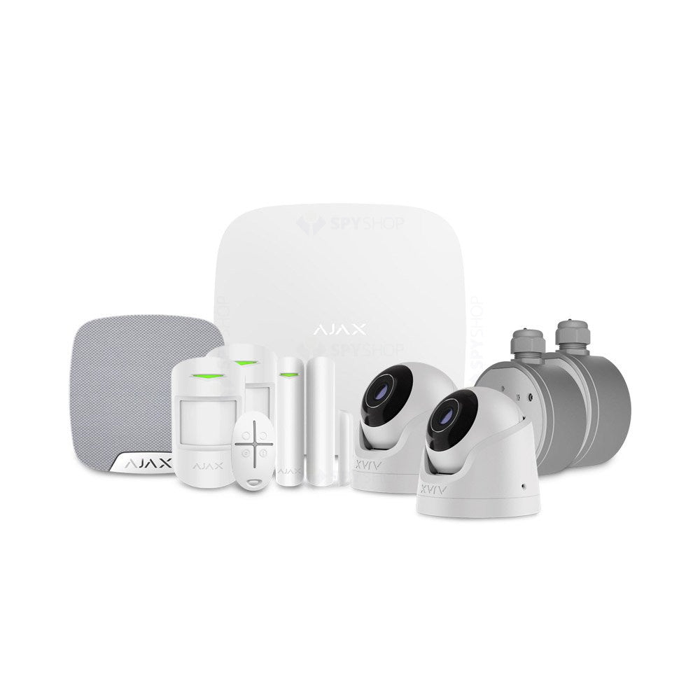 Sistem Alarma Wireless + Camere IP Dome Ajax CCTV Intrusion Security