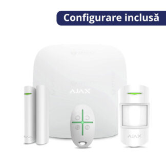 Sistem de Alarma Wireless Ajax Starter Kit WH - Configurat